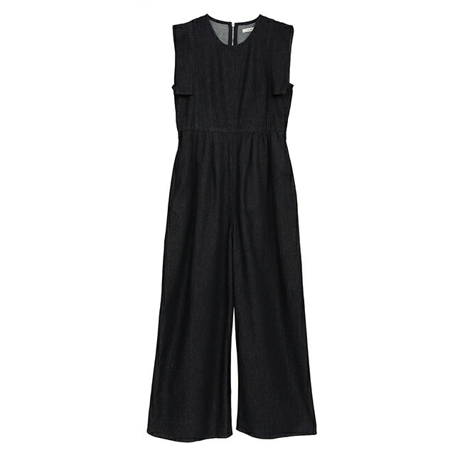 クラネ CLANE スクエアスリーブ デニム オールインワン SQUARE SLEEVE DENIM ALL IN ONE テンセルデニム レディース 【2025 新作】【15:00までのご注文で即日配送】