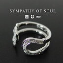 シンパシーオブソウル ダブル ホースシュー リング キュービックジルコニア sympathy of soul Double Horseshoe Ring Silver w/CZ 馬蹄 指輪 メンズ レディース ユニセックス アクセサリー シンプル ギフト