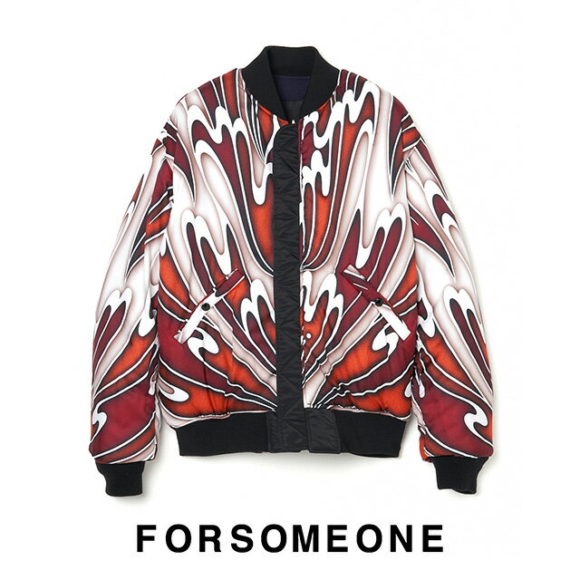 FORSOMEONE フォーサムワン TN ボンバー ジャケット TN BOMBER JACKET アウター MA1 リバーシブル メンズ  プレゼント ギフト