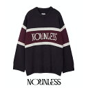 ナウンレス NOUNLESS ナウンレス クラシック ロゴニット NOUNLESS CLASSIC LOGO KNIT レトロデザイン レディース 【2024 ...