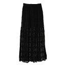 クラネ CLANE 2ウェイ レース レイヤード スカート 2WAY LACE LAYERED SKIRT ロング ミニ セット 花柄 レディース 【2024 ...