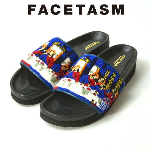 FACETASM ファセッタズム LAST SUPPER SANDAL ラストサパー サンダル シャワーサンダル 最後の晩餐 2019 新作 【15:00までのご注文で即日配送】 プレゼント ギフト