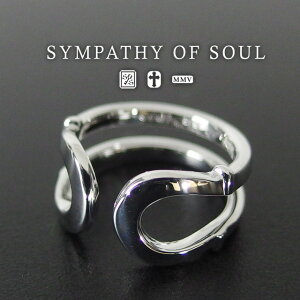 シンパシーオブソウル ダブル ホースシュー リング シルバー sympathy of soul Double Horseshoe Ring Silver 馬蹄 指輪 メンズ レディース ユニセックス アクセサリー シンプル ギフト