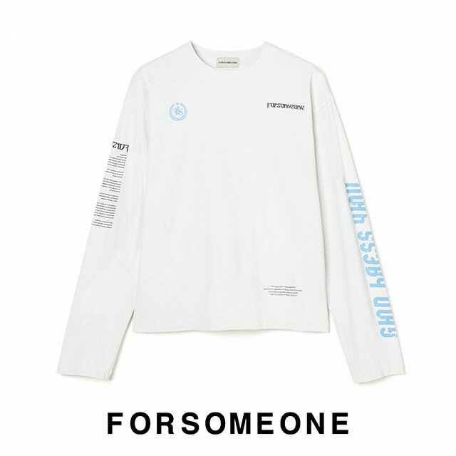 FORSOMEONE フォーサムワン イーグル ロングスリーブ T 3D EAGLE LS TEE 半袖 プリント メンズ  プレゼント ギフト