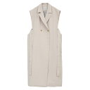 クラネ CLANE ダブルブレステッド ジレ DOUBLE BREASTED GILET ロングジレ レディース ギフト プレゼント