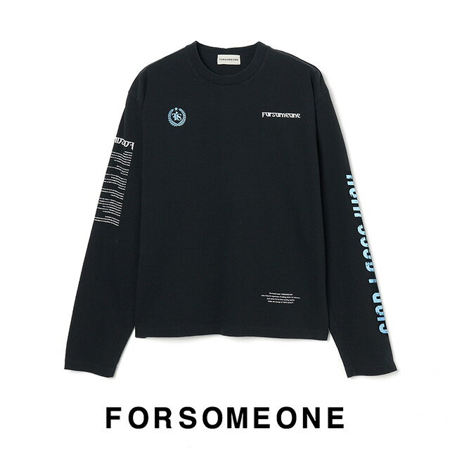 FORSOMEONE フォーサムワン イーグル ロングスリーブ T 3D EAGLE LS TEE 半袖 プリント メンズ  プレゼント ギフト