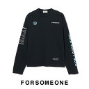 FORSOMEONE フォーサムワン イーグル ロングスリーブ T 3D EAGLE LS TEE 半袖 プリント メンズ 【2023 新作】【15:00までのご注文で即日配送】 プレゼント ギフト