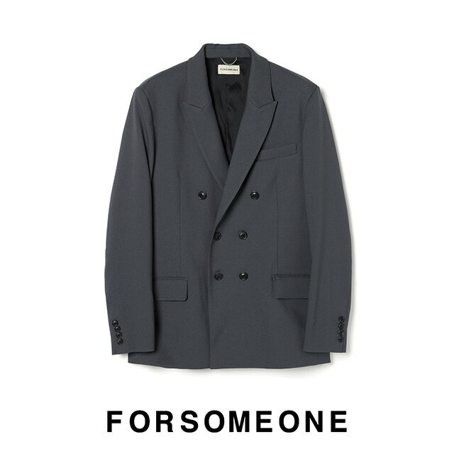 FORSOMEONE フォーサムワン プレスト ジャケット PREST JACKET スタプレ ダブル ジャケット メンズ  プレゼント ギフト