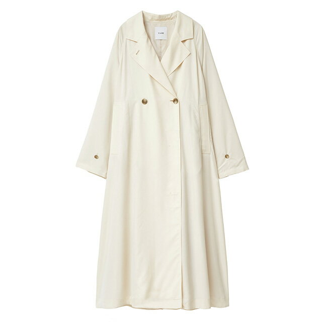 クラネ CLANE バック ギャザー ドレス トレンチ コート BACK GATHER DRESS TRENCH COAT 薄手アウター ロング 裏地付き 羽織 レディース 【2023 新作】