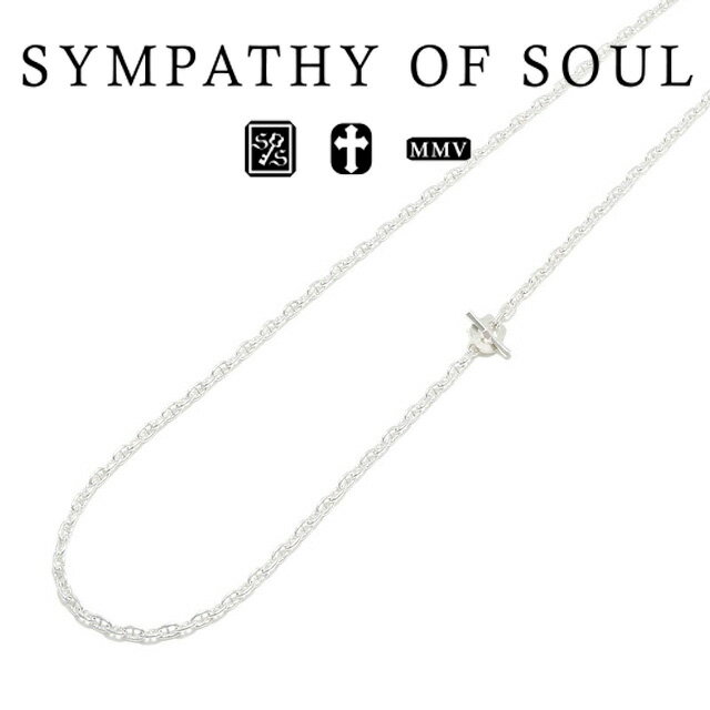 シンパシーオブソウル ネックレス メンズ シンパシーオブソウル クラシック チェーン50cm ネックレス アンカー シルバー sympathy of soul Classic Chain Necklace Anchor Silver メンズ レディース ユニセックス アクセサリー シンプル ギフト