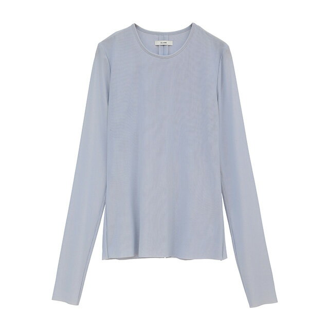クラネ CLANE シアー メッシュ クルーネック トップス SHEER MESH CREW NECK TOPS 長袖 レディース 【2024 新作】【15:00までのご注文で即日配送】のサムネイル