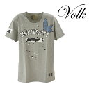 LiSS/X rhlnestone T-shirt CXg[TVc Y gbvX TVc  O[ Rbg100%  fUC JWA 