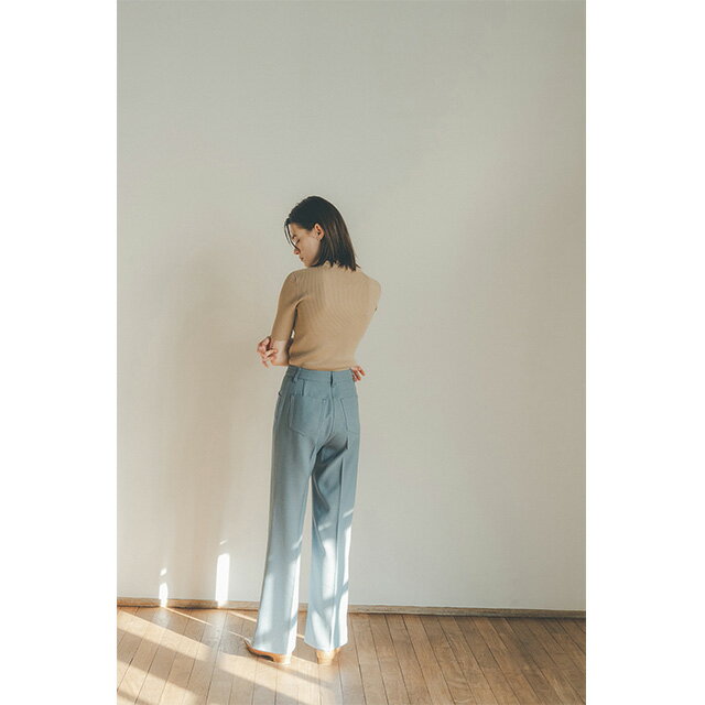 低価正規品 クラネ CLANE H/N リブ ニット トップス H/N RIB KNIT TOPS 半袖 5分袖 レディース :store Volk 特価高評価