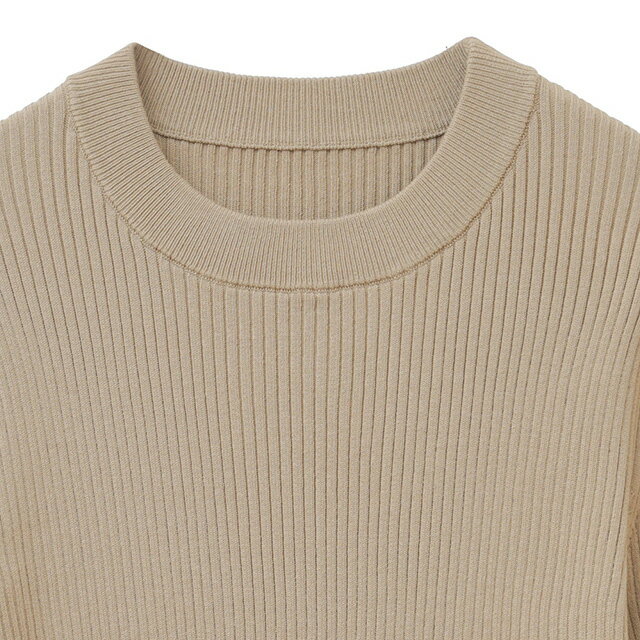 低価正規品 クラネ CLANE H/N リブ ニット トップス H/N RIB KNIT TOPS 半袖 5分袖 レディース :store Volk 特価高評価