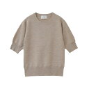 Nl CLANE obN I[v n[tX[u RpNg jbg gbvX BACK OPEN HALF SLEEVE COMPACT KNIT TOPS  fB[X y2022 Vz y15:00܂ł̂őzz