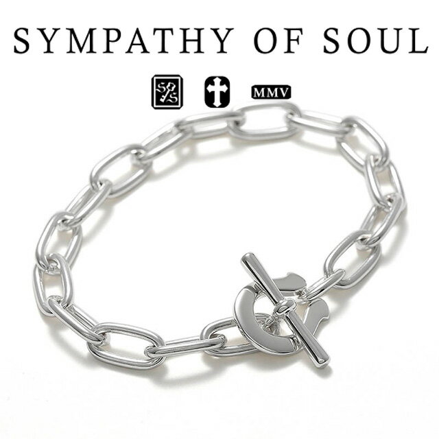 シンパシーオブソウル シックホースシュートグルブレスレット ロングリンク Thick Horseshoe Toggle Bracelet - Long Link...