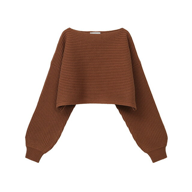 クラネ CLANE ボートネック ショートニット トップス BOAT NECK SHORT KNIT TOPS 長袖 レディース 【15:00までのご注文で即日...