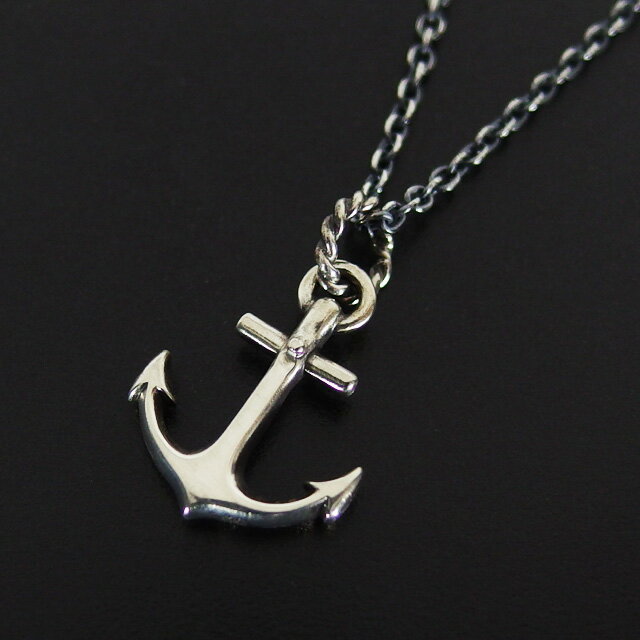 シンパシーオブソウル ネックレス ラージ アンカーネックレス 燻し シルバー 錨 sympathy of soul Large Anchor Necklace Silver メンズ レディース ペア アクセサリー シンパシー オブ ソウル 【正規 公式通販】 プレゼント ギフト