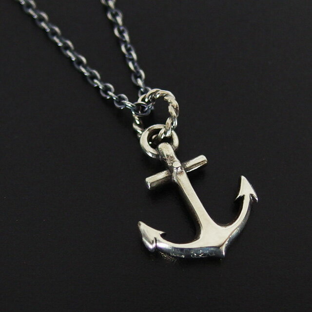 シンパシーオブソウル ネックレス ラージ アンカーネックレス 燻し シルバー 錨 sympathy of soul Large Anchor Necklace Silver メンズ レディース ペア アクセサリー シンパシー オブ ソウル 【正規 公式通販】 プレゼント ギフト