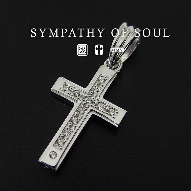 シンパシーオブソウル ペンダント シルバークロスネックレス メンズ レディース ユニセックス sympathy of soul アクセサリー【送料無料】 プレゼント ギフト シンパシー オブ ソウル