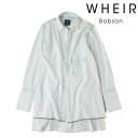 【送料無料】ウェア ボブソン トップス デニムシャツ Long Shirt メンズ ブリーチ ロング 長袖 WHEIR Bobson