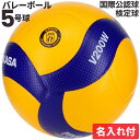【送料無料】Mikasa ミカサ ネーム入り V200W チーム名+バレーボール5号 検定球 マーキング