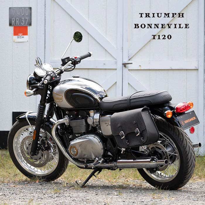 DEGNER レザーサドルバッグ SB-60IN バイク 牛革 サイドバッグ 12L