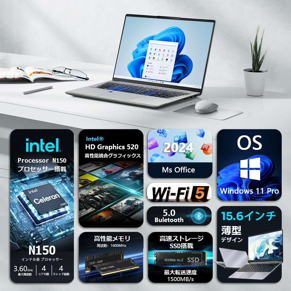 ノートパソコン パソコン 2026新品 Win...の紹介画像2
