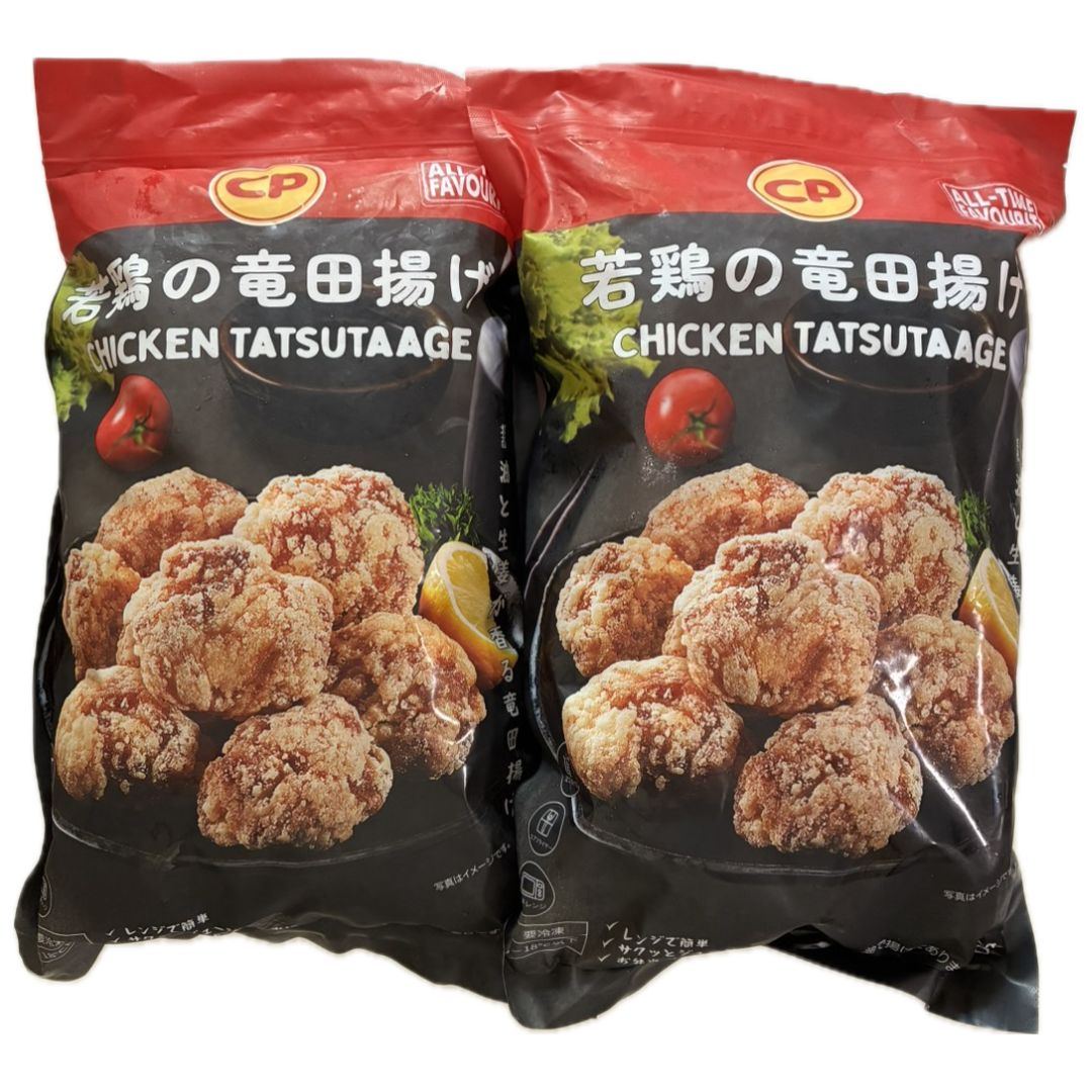 【冷凍】若鶏 の 竜田揚げ CP CPF 冷凍食品 1kg ×2袋 計2kg 業務用 レンジ 調理