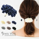 ジュエルボックス ヘアアクセサリー ポニーフック ヘアアクセ レディース ヘアピン グログラン ドレープ ヘアアクセサリー シンプル 無地 まとめ髪 ポニーテール デイリー カジュアル トレンド アースカラー ショートヘア