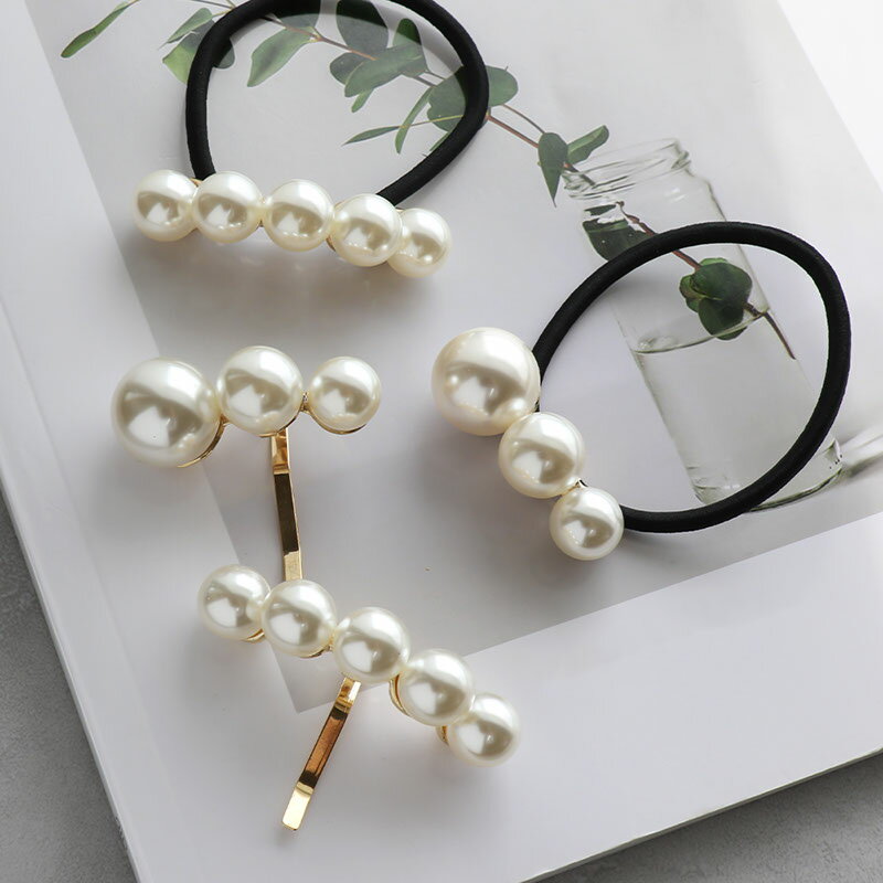 【メール便送料無料】 ヘアゴム ポニーフック ヘアフック ヘアカフ ヘアアクセ パール 大粒 ヘアアクセサリー 結婚式 シンプル からまない 大人っぽい 細い 2デザイン まとめ髪 ママスーツ 入学式 卒園式 ショートヘア 七五三