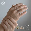 【10/29・30は20%OFFクーポン+P10倍】 【メール便送料無料】 指輪 リング ステンレス レディース メタルボール フリーサイズ アシンメトリー サージカルステンレス 金属アレルギー つけっぱなし 11号 ゴールド ピンクゴールド シンプル トレンド オシャレ