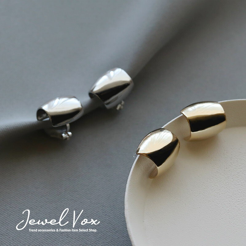 【11/29・30は20%OFFクーポン+P10倍】 【メール便送料無料】 ピアス イヤリング 金属アレルギー 対応 ニッケルフリー 樹脂 フープ 幅広 プレー...