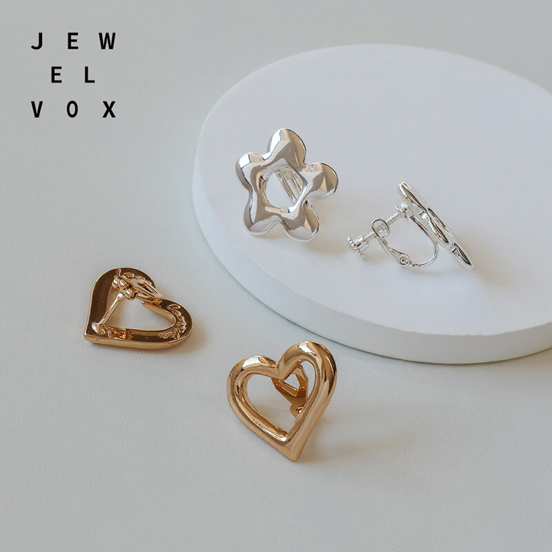 【11/29・30は20%OFFクーポン+P10倍】 【メール便送料無料】 イヤリング バネ式 ニッケルフリー 金属アレルギー レディース 2デザイン オープン...