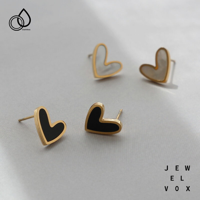 【11/29・30は20%OFFクーポン+P10倍】 【メール便送料無料】 ピアス ステンレス レディース 金属アレルギー サージカルステンレス ハート シェル...