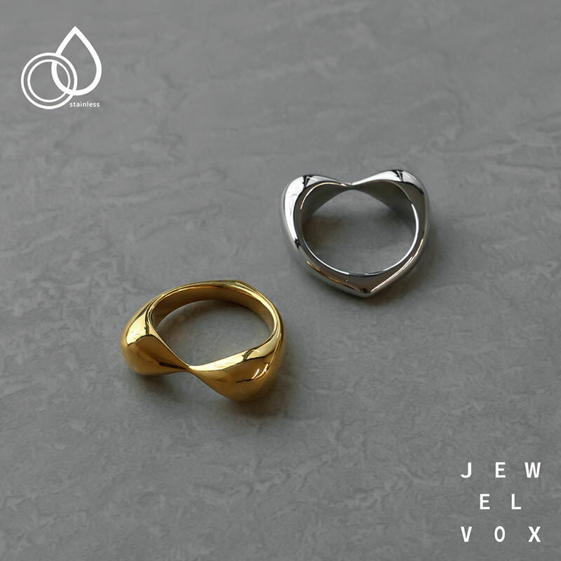 【最大30%OFFクーポン有】 【メール便送料無料】 指輪 リング レディース ステンレス製 金属アレルギー ハート モチーフ ゴールド シルバー 11号 15号 普段使い デイリー カジュアル シンプル 結婚式 オケージョン 仕事 オフィス 女性 大人女子のサムネイル