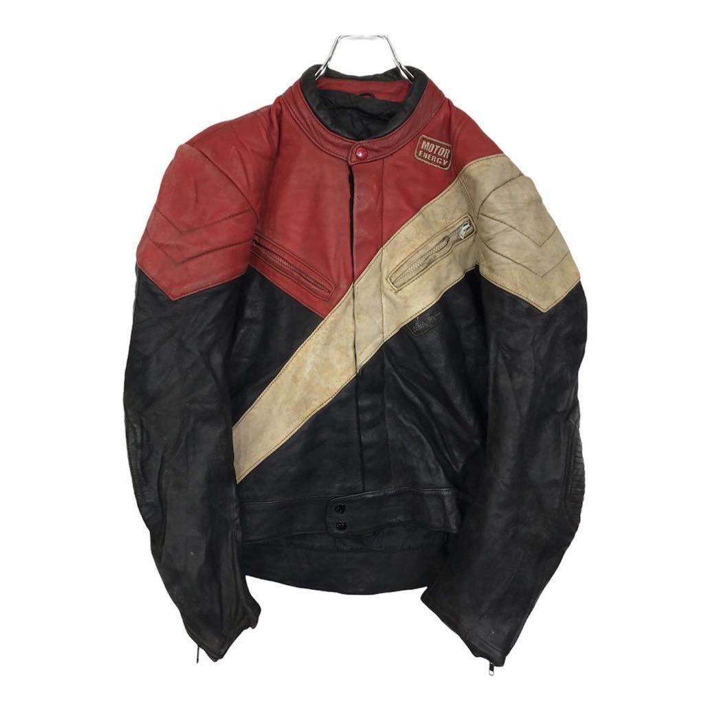本革】STAR BIKERS JACKETS レザーライダースジャケット 54 楽天