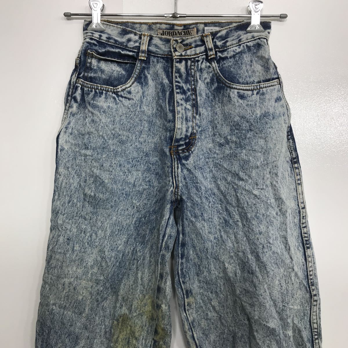 JORDACHE デニムパンツ W26 ケミカルウォッシュ 古着卸アメリカ仕入 2103-694