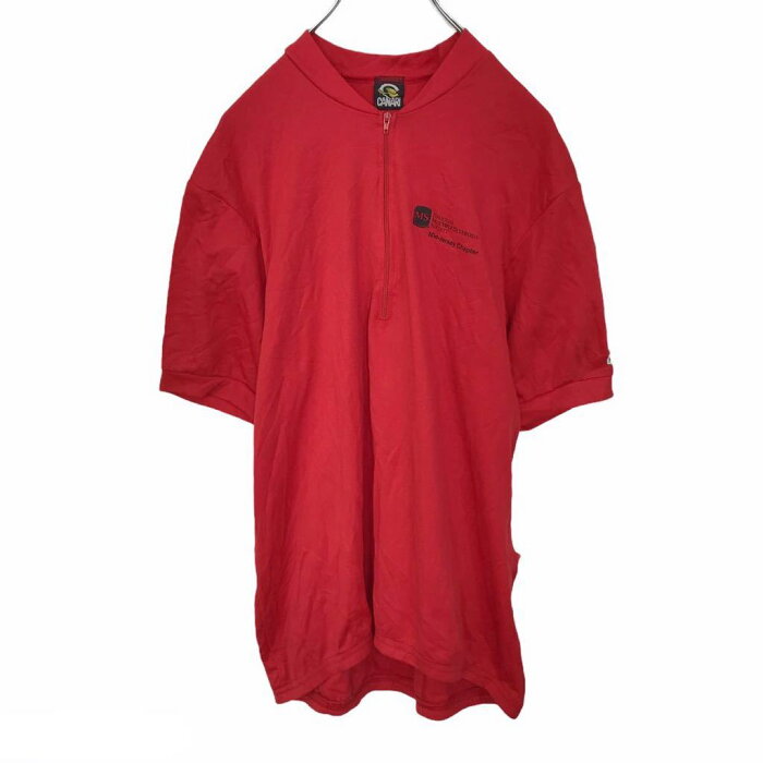 CANARI サイクリングシャツ サイズ表記XL スポーツTシャツ レッド 古着卸 アメリカ仕入 t2106-3047