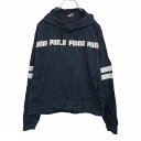 PUMA スウェットパーカー XS ブラック プーマ ロゴ スポーツ 古着卸 アメリカ仕入 t2107-3907