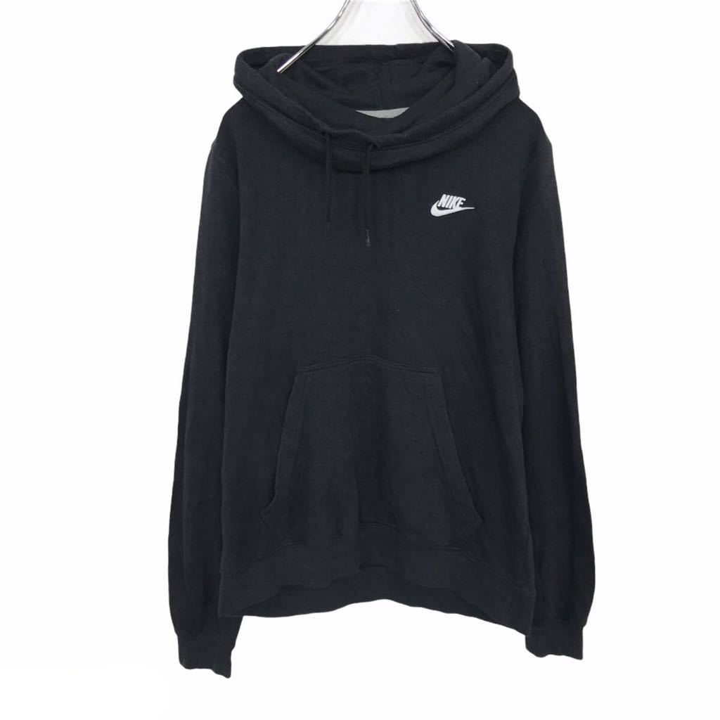 NIKE スウェットパーカー キッズMサイズ ナイキ スポーツ プルオーバー ブラック 古着卸 アメリカ仕入 t2108-3104