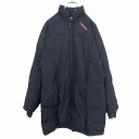 【中古】【古着】 adidas 中綿ジャケット キッズ サイズ表記 170 ブラック アディダス アウター ロング丈 古着卸 アメリカ仕入 t2109-4789