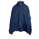 【中古】【古着】 Reebok ナイロンジャケット Mサイズ リーボック ネイビー 古着卸 アメリカ仕入 t2110-3240