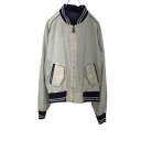 【中古】【古着】 ブルゾン S~ 白 紺 MA-1 シンプル 無地 古着卸 アメリカ仕入 t2110-3279
