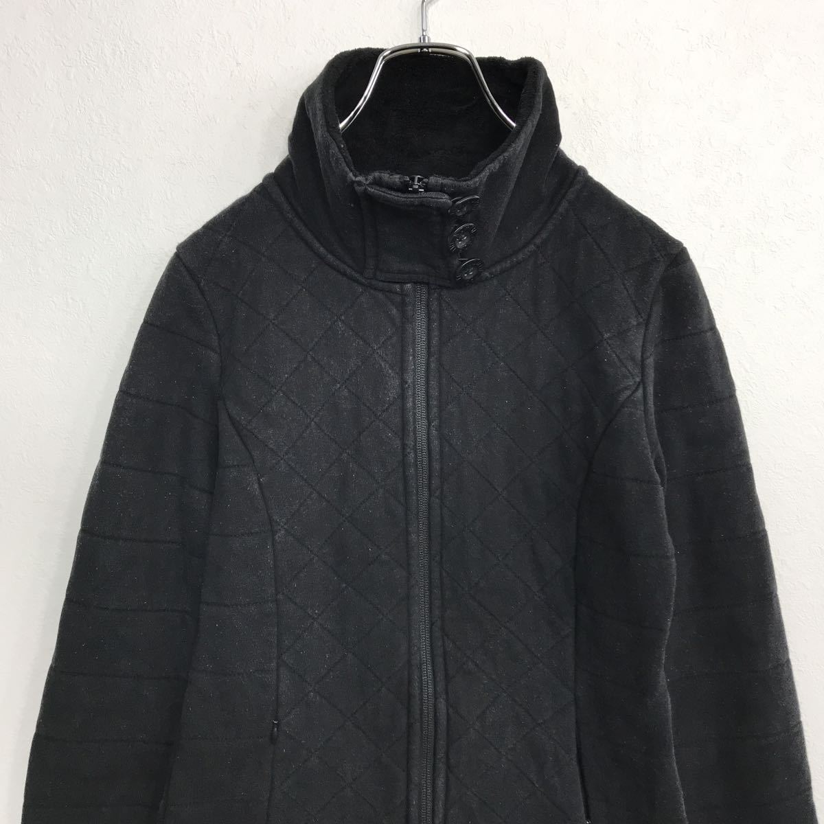 THE NORTH FACE フリースジャケット レディース XS 黒 ノースフェイス 無地 シンプル スポーツ 古着卸 アメリカ仕入 t2110-3542