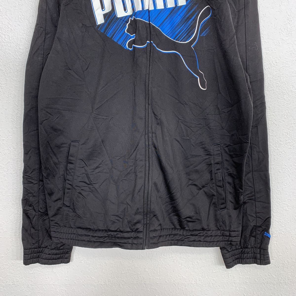 【中古】【古着】 PUMA ジャージ ジャケット キッズ XXL ブラック プーマ スポーツ 古着卸 アメリカ仕入 t2110-3574 3