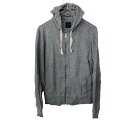 【中古】【古着】 ZARA フルジップパーカー Sサイズ程度 ザラ グレー 古着卸 アメリカ仕入 t2110-3931
