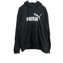 PUMA パーカー レディース L ブラック