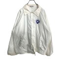 【中古】【古着】 HARTWELL ナイロンジャケット XLサイズ スナップボタン ホワイト 古着卸 アメリカ仕入 t2111-3379