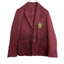 【中古】【古着】 Winterbottom スクールジャケット キッズ 150cmくらい ワインレッド 古着卸 アメリカ仕入 t2111-3451